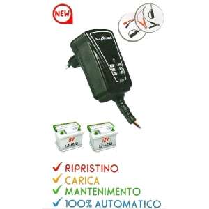 BATTERY CHARGER SWITCHING AUTOMATICO 1A  6/12V  1.2-60Ah